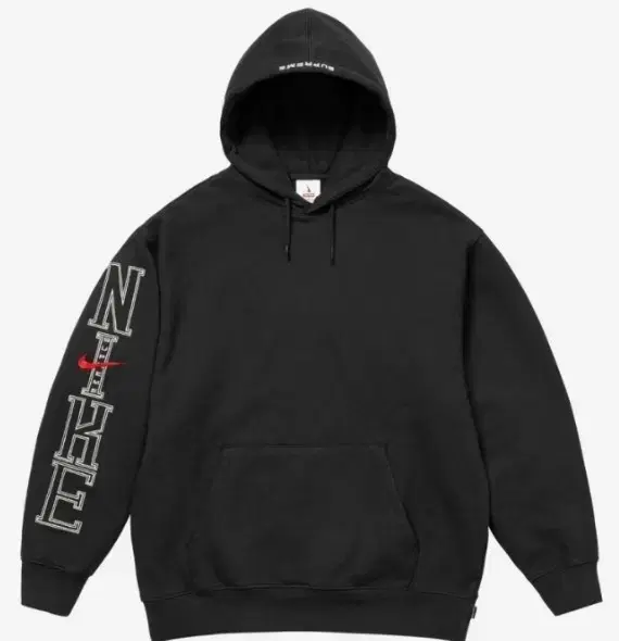 Supreme x Nike Hooded Sweatshirt Black -